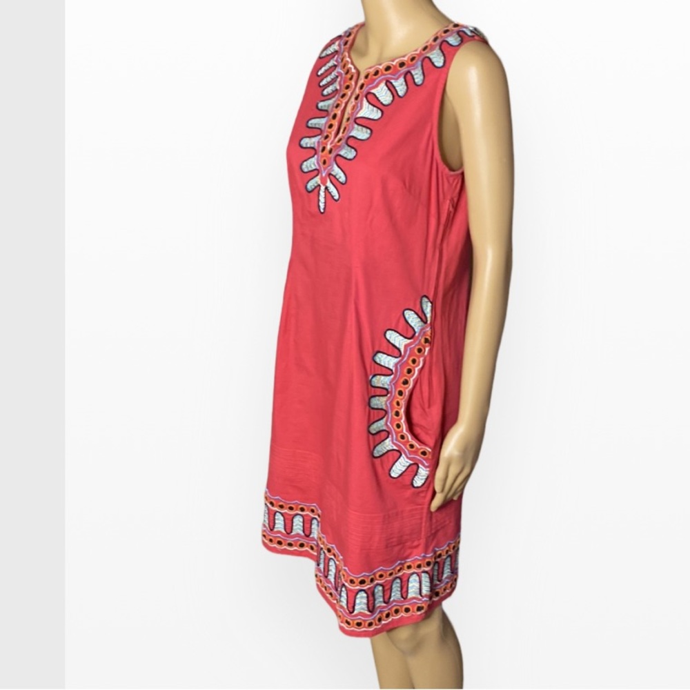 Niza Tribal Embroidery sheath Dress Size M